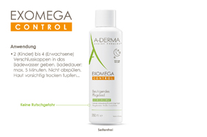 A-DERMA EXOMEGA CONTROL Beroligende hudpleiebad, 250 ml