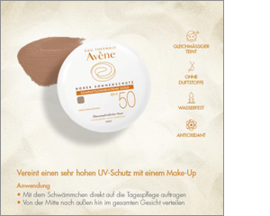 AVENE Kompakt solkrem SPF 50 guld, 10 g