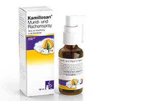 KAMILLOSAN Munn- og halsspray, 30 ml