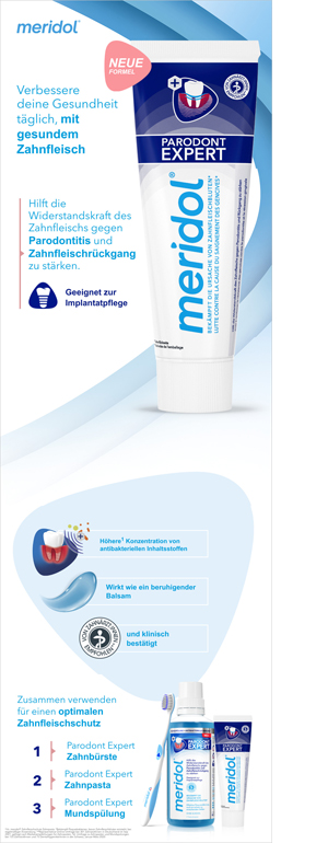 MERIDOL Parodont-Expert tannkrem, 75 ml