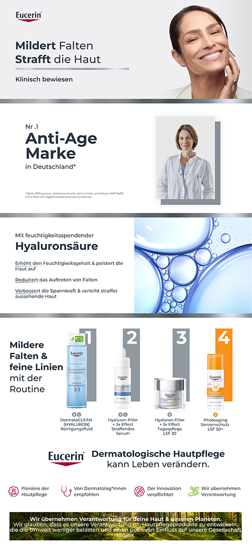 EUCERIN Anti-Age Hyaluron-Filler Intensive Mask, 1 stk