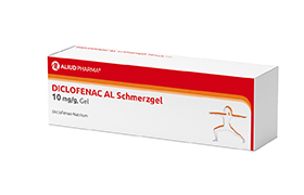 DICLOFENAC AL Smertegel 10 mg/g, 150 g