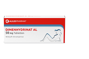 DIMENHYDRINAT AL 50 mg tabletter, 20 stk
