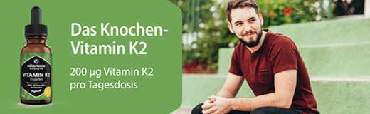 VITAMIN K2 MK7 veganske dråper med høy dosering, 50 ml