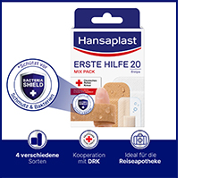 HANSAPLAST Førstehjelpsgipsblanding, 20 stk