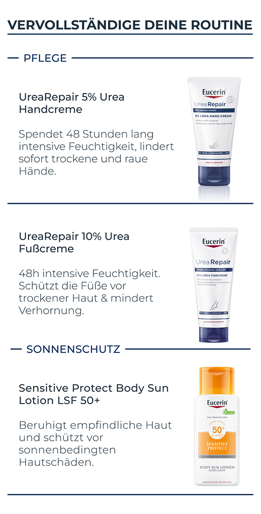 EUCERIN UreaRepair PLUS Fotskum 10 %, 150 ml