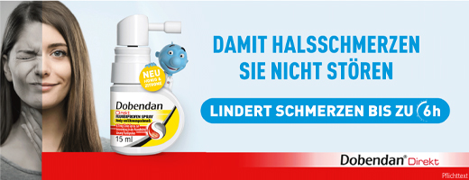 DOBENDAN Direkte Flurbiprofen Spray Honning & Sitron, 15 ml
