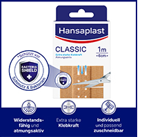 HANSAPLAST Klassisk gips 6 cmx1 m, 1 stk
