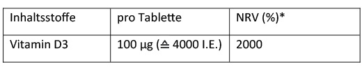 DEKRISTOLVIT D3 4 000 IE tabletter, 90 stk