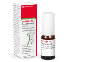 NICOTIN AL 1 mg/spray puffspray til bruk i munnhulen, 1 stk
