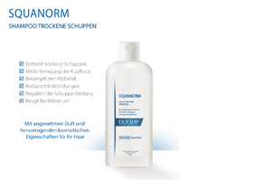 DUCRAY SQUANORM tørr flass kurert sjampo, 200 ml