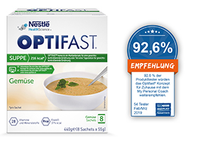 OPTIFAST Suppe-grønnsakspulver, 8X55 g