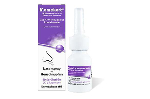 MOMEKORT 50 μg/spray nesespray suspensjon 60 voksne, 10 g