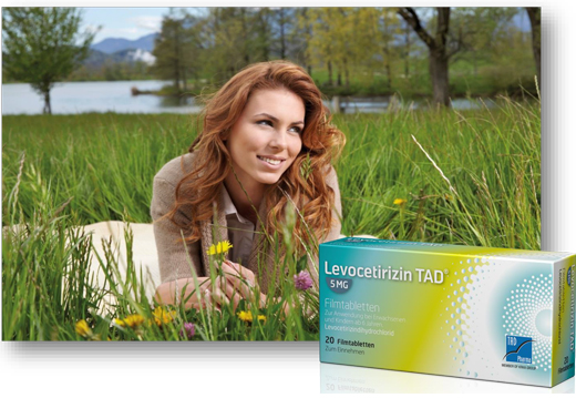 LEVOCETIRIZIN TAD 5 mg filmdrasjerte tabletter, 100 stk