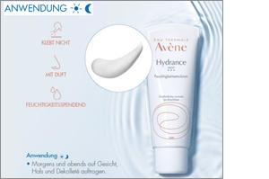 AVENE Hydrance lett fuktighetsgivende emulsjon, 40 ml