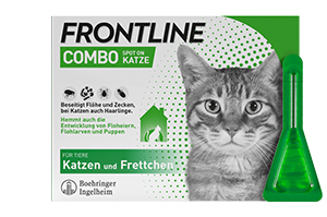 FRONTLINE Combo Spot on kattehudpreparat, 6 stk