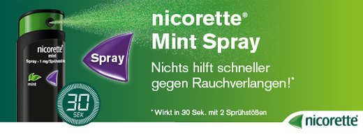 NICORETTE Myntespray 1 mg/spraypuff, 2 stk