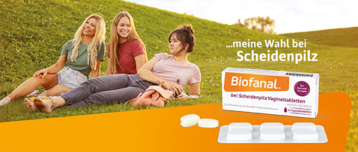 BIOFANAL for vaginal mykose 100 000 IE vaginaltablett, 6 stk
