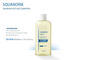 DUCRAY SQUANORM Sjampo for fet flass, 200 ml
