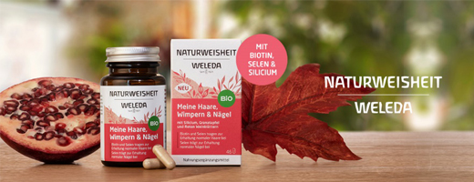 WELEDA Natural Wisdom My Hair Eyelashes&Nails Kps, 46 stk