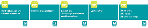 [1a Pharma 20 mg mot halsbrann msr.tab. 14 stk