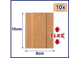 HANSAPLAST Elastisk gips 8 cmx1 m, 1 stk