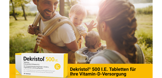 DEKRISTOL 500 I.E.-tabletter, 50 stk