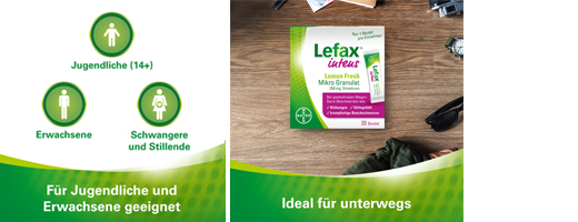 LEFAX intensiv Lemon Fresh Micro Granul. 250 mg Sim. 20 stk