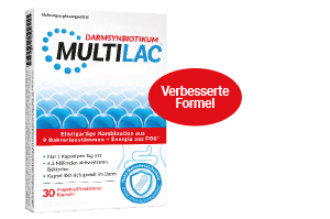 MULTILAC Intestinal Synbiotic magetarmkapsler, 30 stk