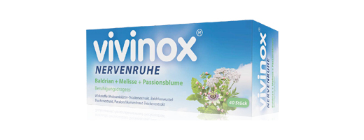 VIVINOX Nerve Rest Baldr.+Mel.+Passion.Calm.Drag., 100 stk
