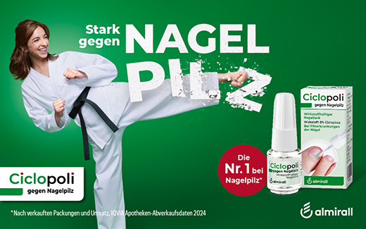 CICLOPOLI mot neglesopp aktiv ingrediens neglelakk, 3,3 ml
