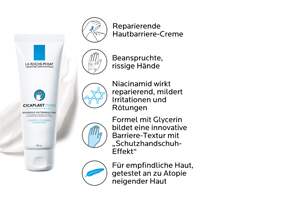 ROCHE-POSAY Cicaplast håndkrem, 100 ml