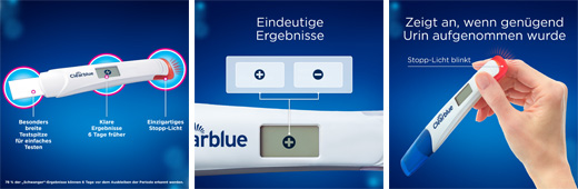 CLEARBLUE Graviditet TripleCheck ultra-tidlig, 3 stk