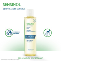 DUCRAY SENSINOL Beroligende renseolje/dusjolje, 200 ml