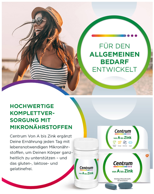 CENTRUM A-Zink tabletter, 30 stk