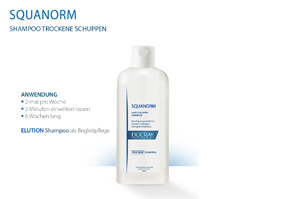 DUCRAY SQUANORM tørr flass kurert sjampo, 200 ml