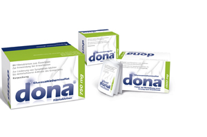 DONA 250 mg belagte tabletter, 100 stk