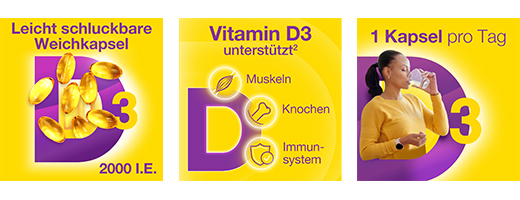 VIGANTOLVIT 2000 IE vitamin D3 myke kapsler, 120 stk