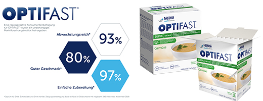 OPTIFAST Suppe-grønnsakspulver, 8X55 g