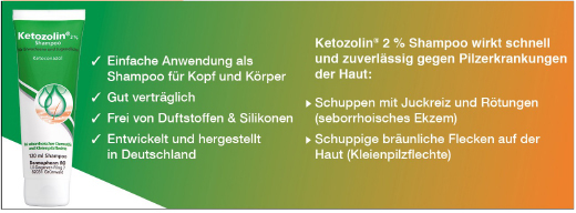 KETOZOLIN 2% sjampo, 120 ml