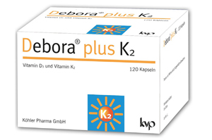 DEBORA pluss K2-kapsler, 120 stk