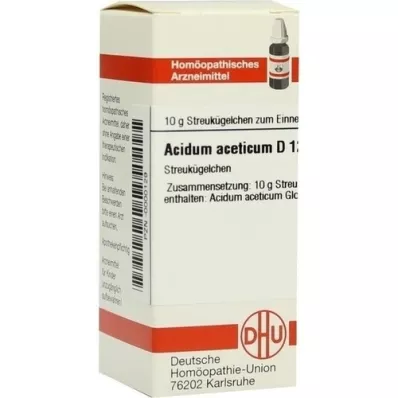 ACIDUM ACETICUM D 12 kuler, 10 g