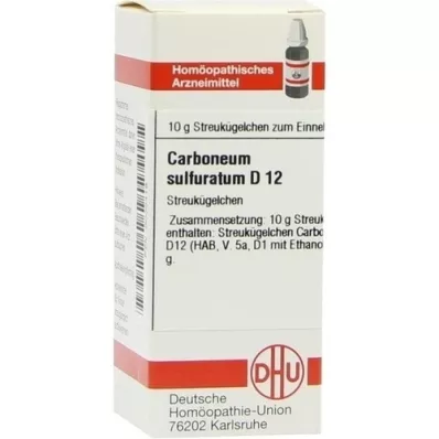 CARBONEUM SULFURATUM D 12 kuler, 10 g CARBONEUM SULFURATUM D 12 kuler, 10 g