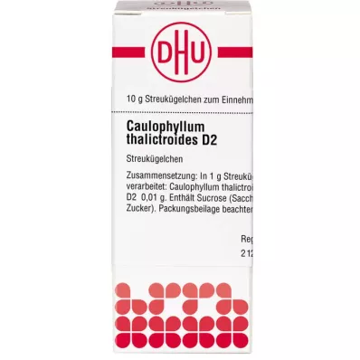 CAULOPHYLLUM THALICTROIDES D 2 kuler, 10 g CAULOPHYLLUM THALICTROIDES D 2 kuler, 10 g