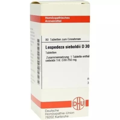 LESPEDEZA SIEBOLDII D 30 tabletter, 80 stk LESPEDEZA SIEBOLDII D 30 tabletter, 80 stk