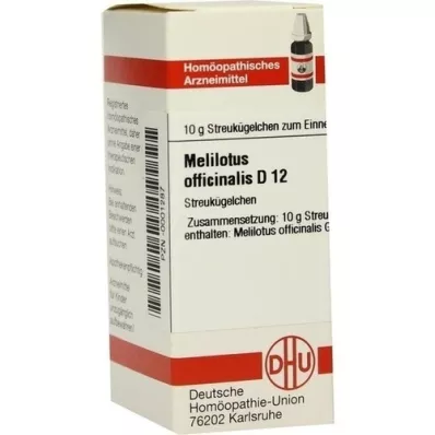 MELILOTUS OFFICINALIS D 12 kuler, 10 g MELILOTUS OFFICINALIS D 12 kuler, 10 g