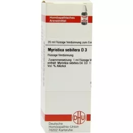 MYRISTICA SEBIFERA D3 fortynning, 20 ml