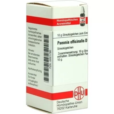 PAEONIA OFFICINALIS D 12 kuler, 10 g PAEONIA OFFICINALIS D 12 kuler, 10 g