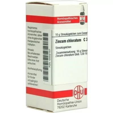 ZINCUM CHLORATUM C 30 kuler, 10 g