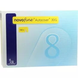 NOVOFINE Autocover-kanyler 8 mm 30 G, 100 stk